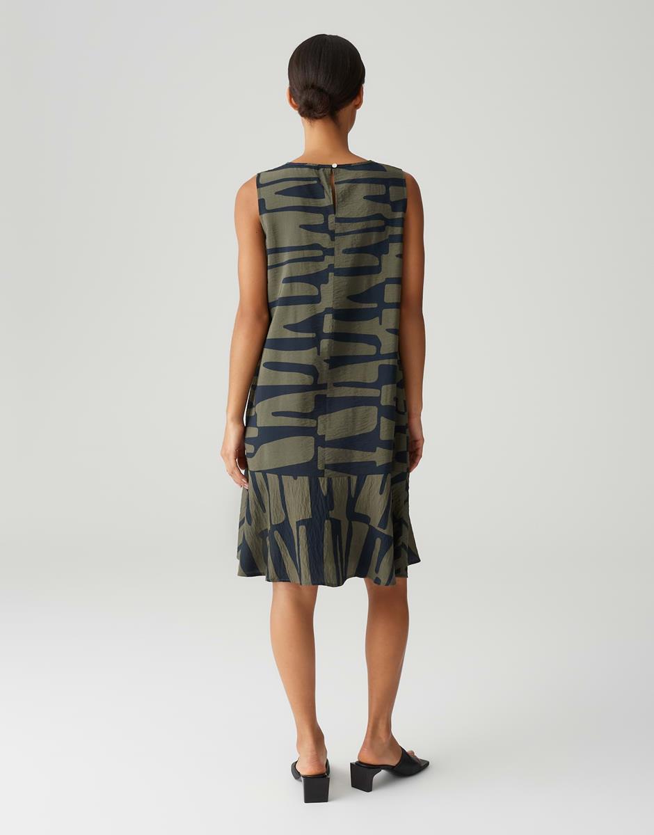 OPUS Jurk Wenola Jungle Groen 3