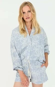 Moscow Blouse Femila Blauw 1