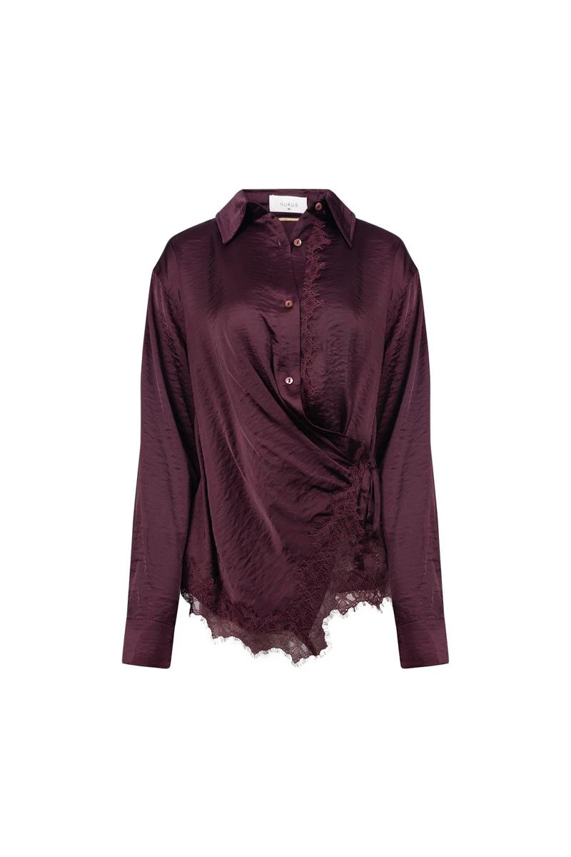 NUKUS Blouse NKF02175 Rood 1