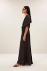 By-Bar Jurk Long Twill Bruin 4