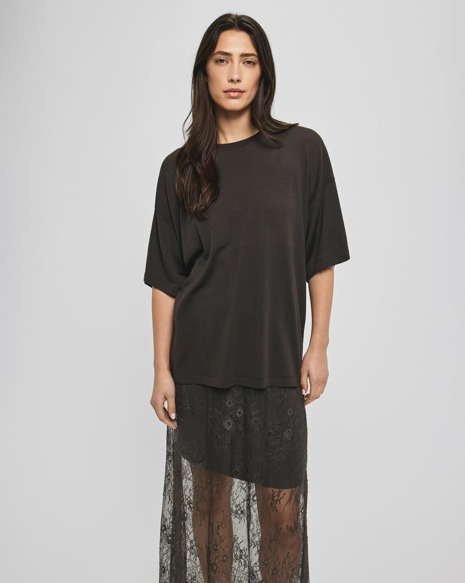 Msch Copenhagen  T-Shirt Terine Bruin 1