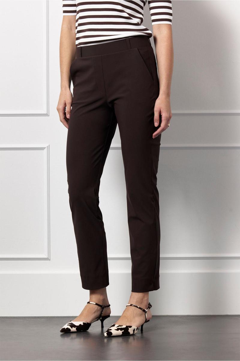 Studio Anneloes Pantalon Anne Bonded Bruin 5