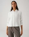 OPUS Blouse Flowy Off-White 1