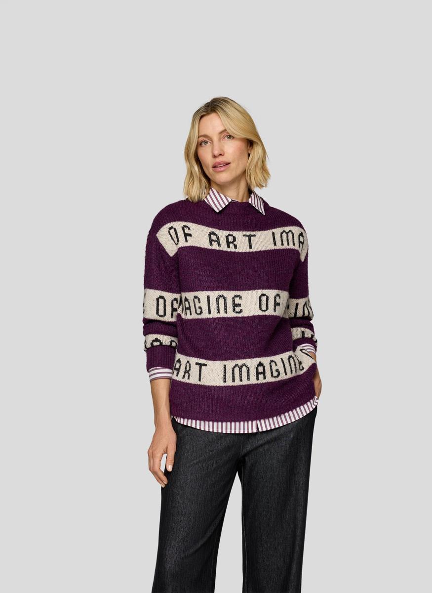 Rabe Trui 55-222608 Paars 1