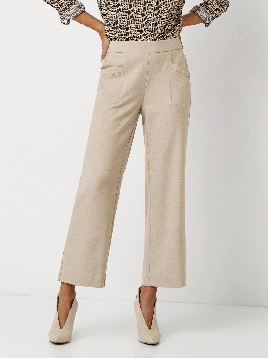 TONI TONI Pantalon Sue Wide Chic 7/8 Off-White 2