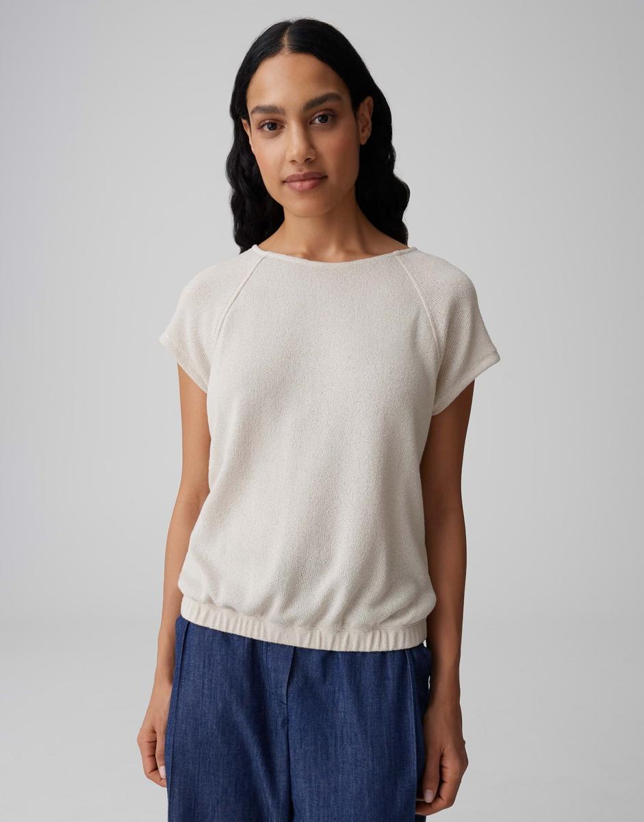 OPUS T-Shirt Svalla Beige 1