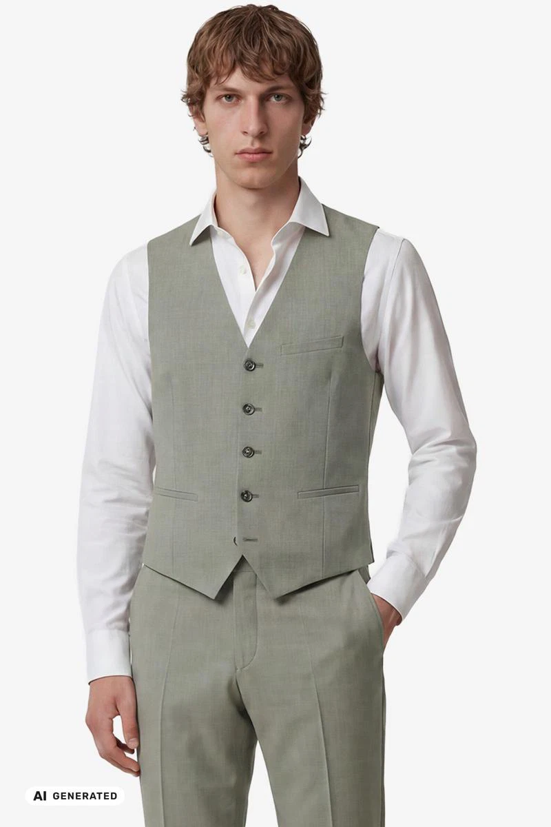 Carl Gross Gilet 50.185S0 / 440093 Grijs 2
