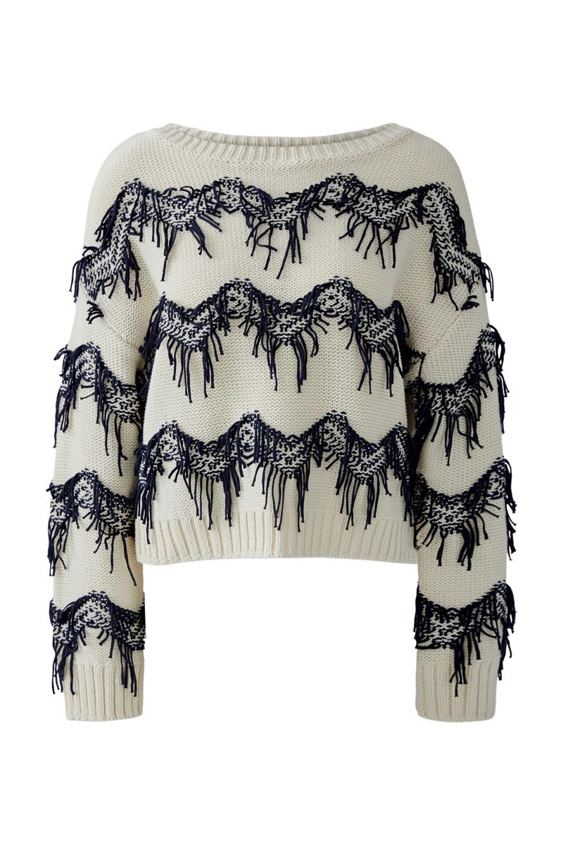Oui Trui 0094257 Off-White 2