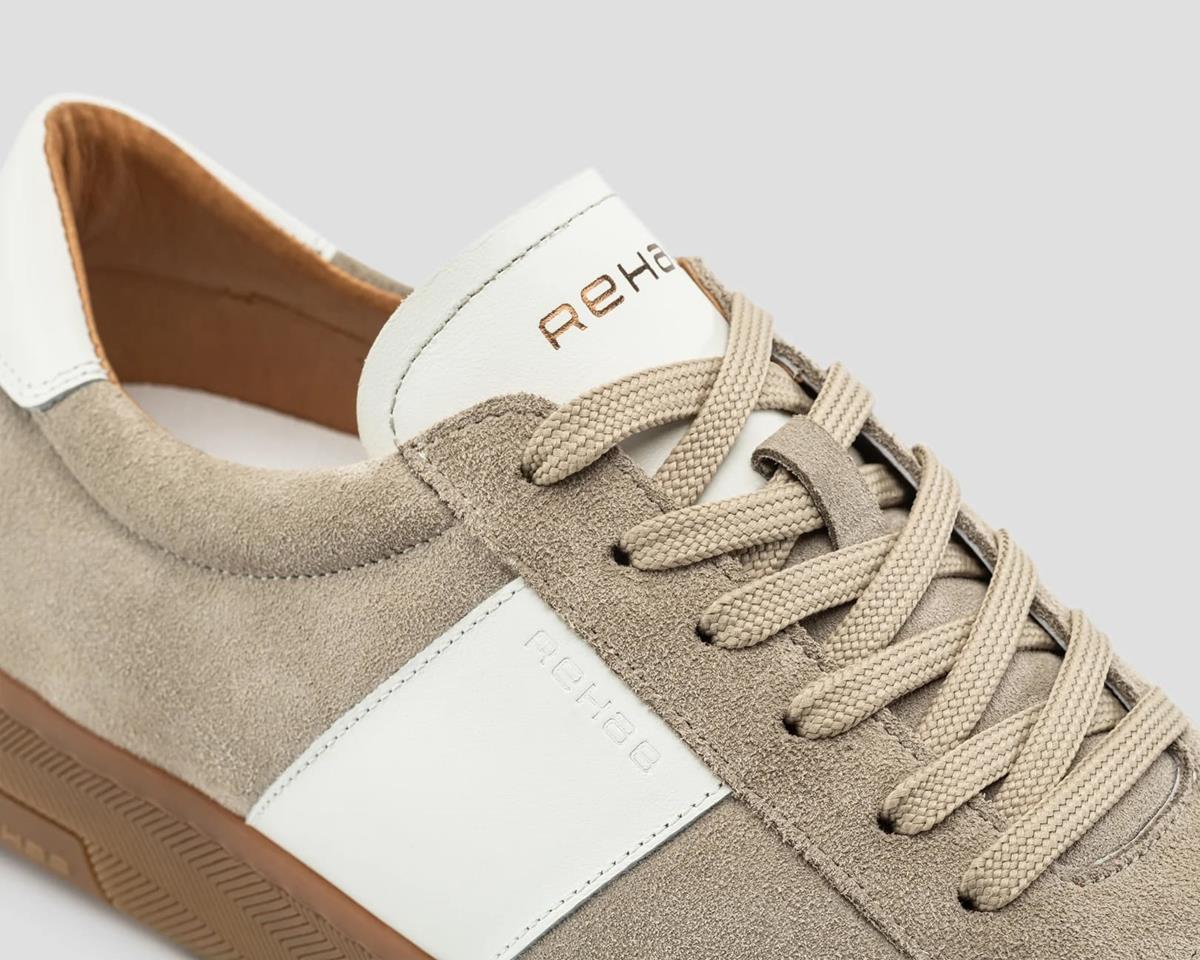 REHAB Sneakers Zack Sue Lthr Beige 4
