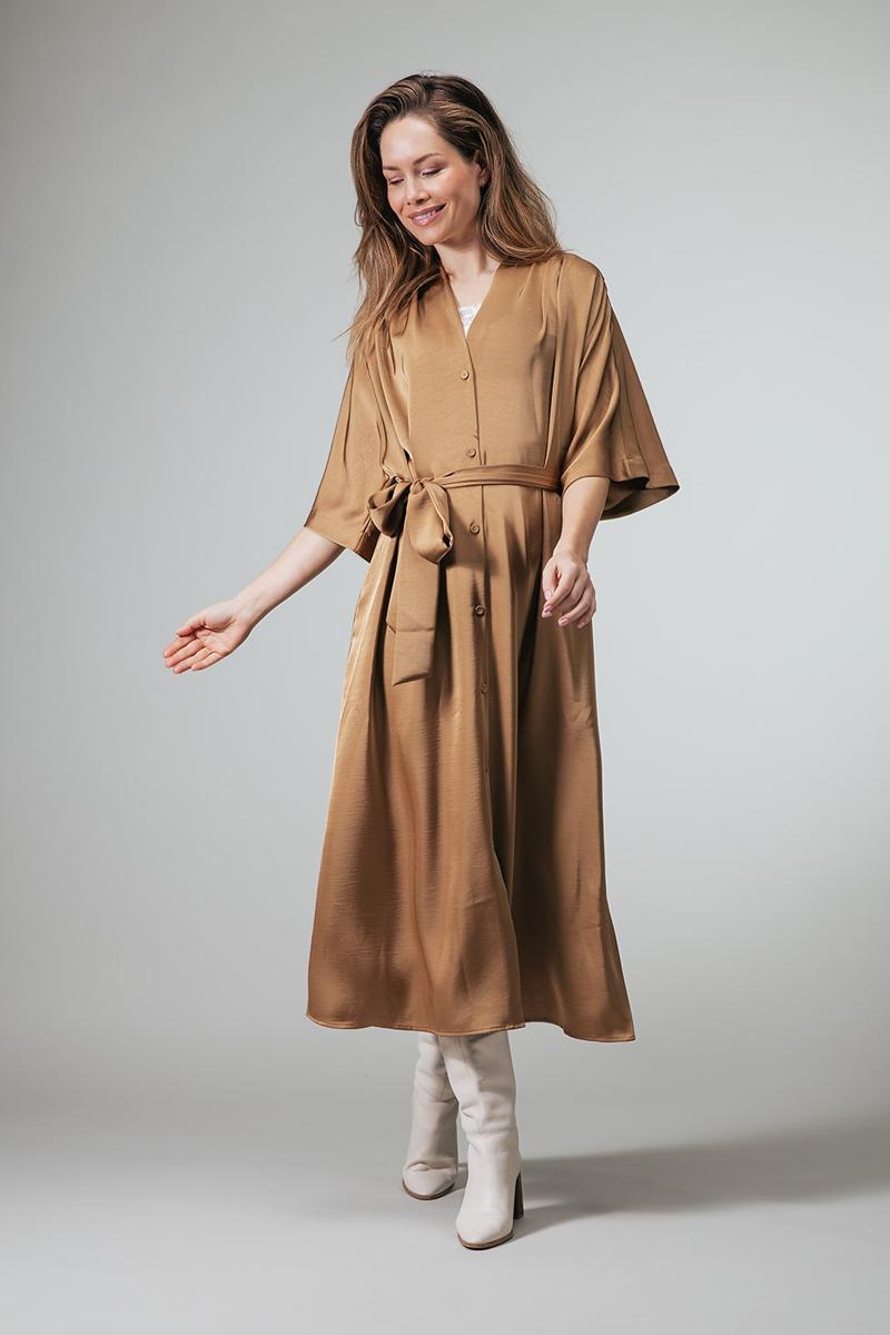 Label DOT Jurk Simone Bruin 1