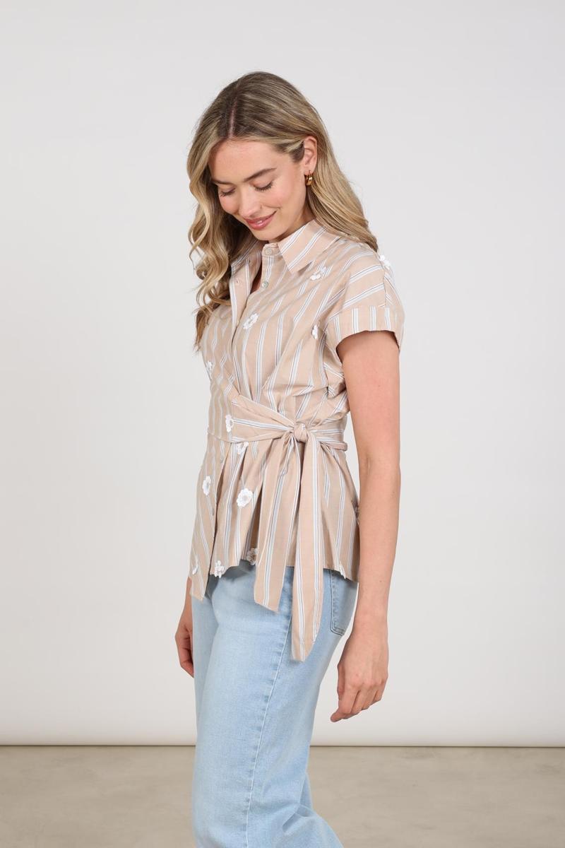 NUKUS Blouse Aneta Beige 5