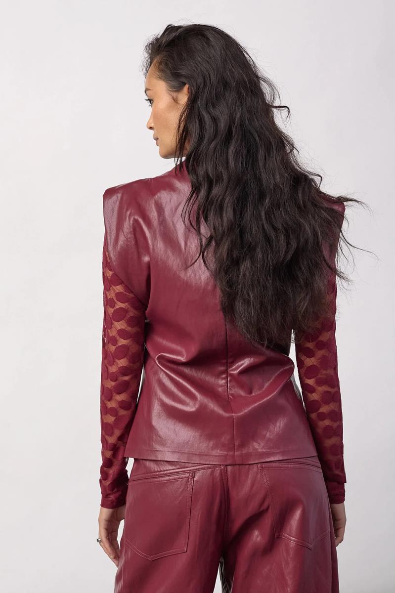 Co'Couture Blouse Gitt Rood 3