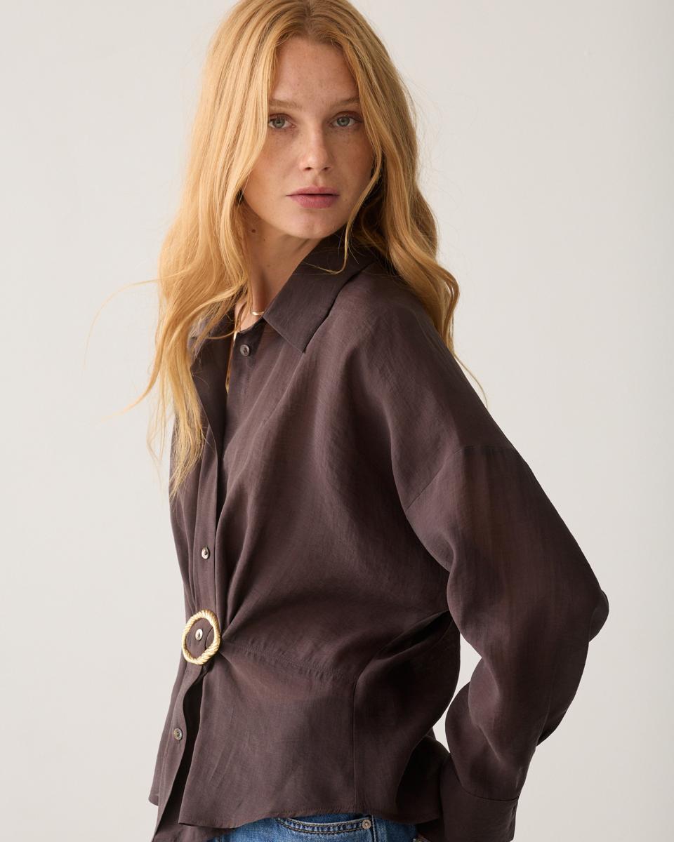 Summum Blouse 2s3524-12492 Bruin 4