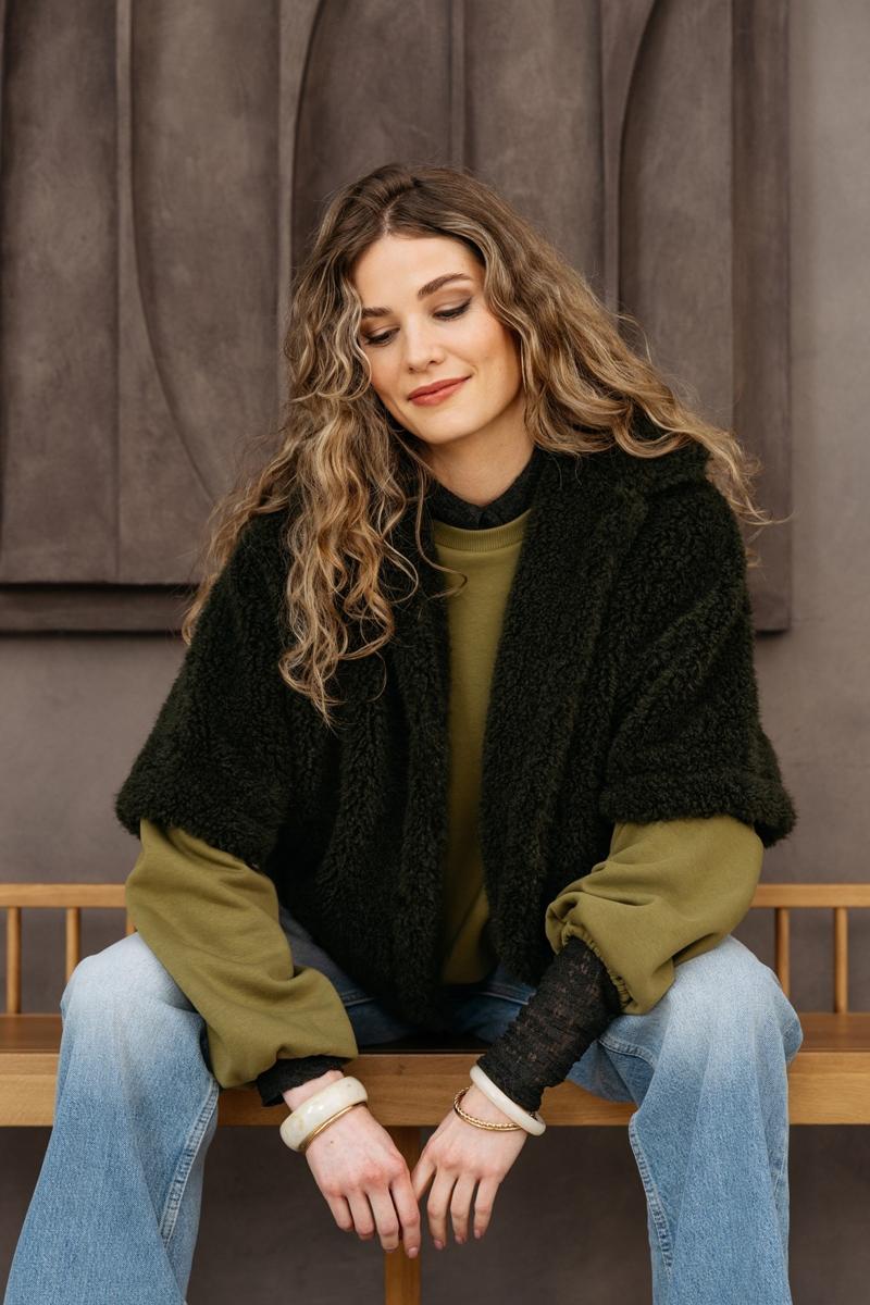 &Co Woman Trui SW142 Groen 5