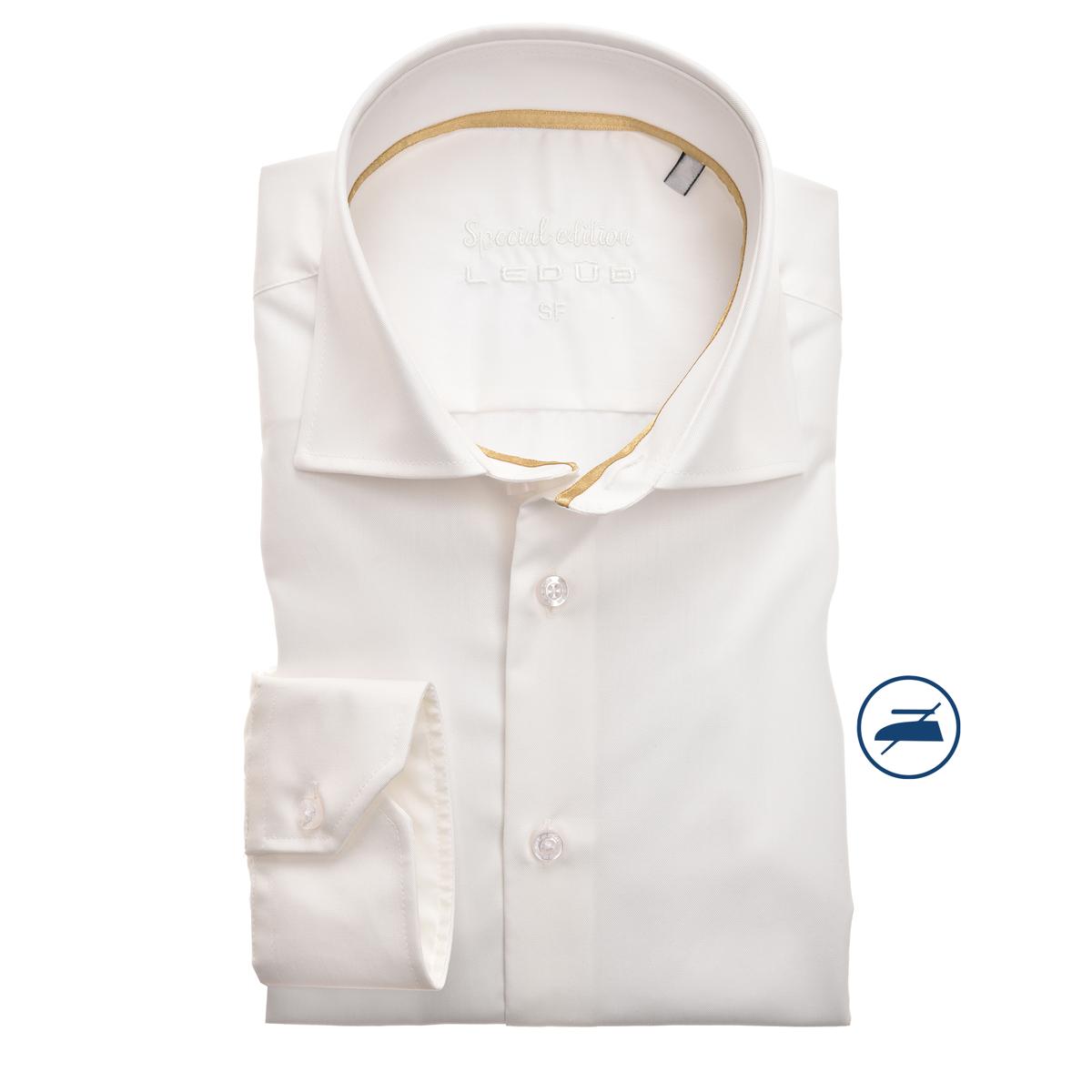 Ledûb Ledûb Overhemd 0343568 Off-White 2