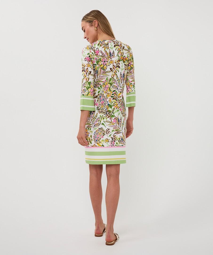 EsQualo Jurk HS26.30222 Groen 3