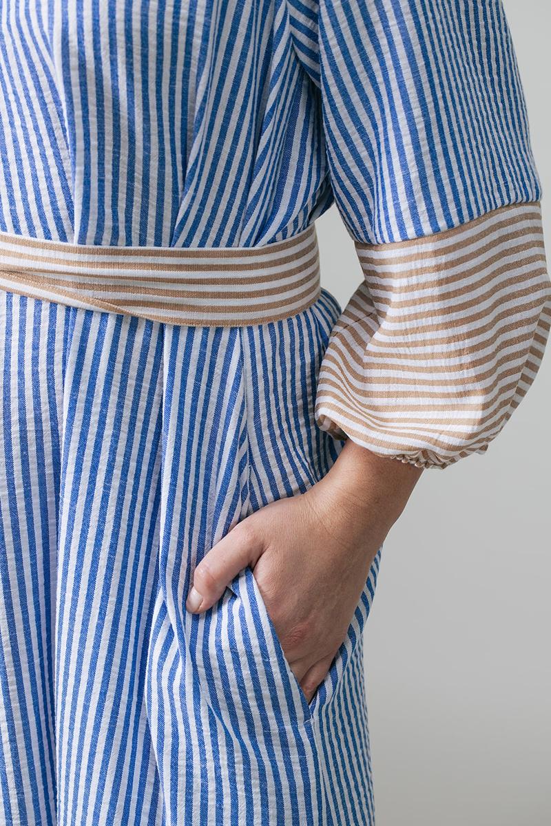 Label DOT Jurk 2613013 Blauw 4