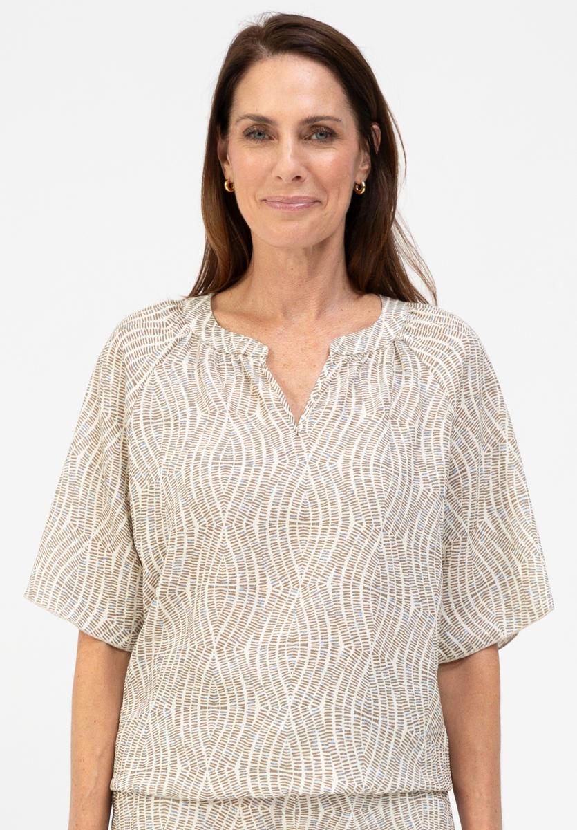 Bianca Blouse 75032 Bruin 2