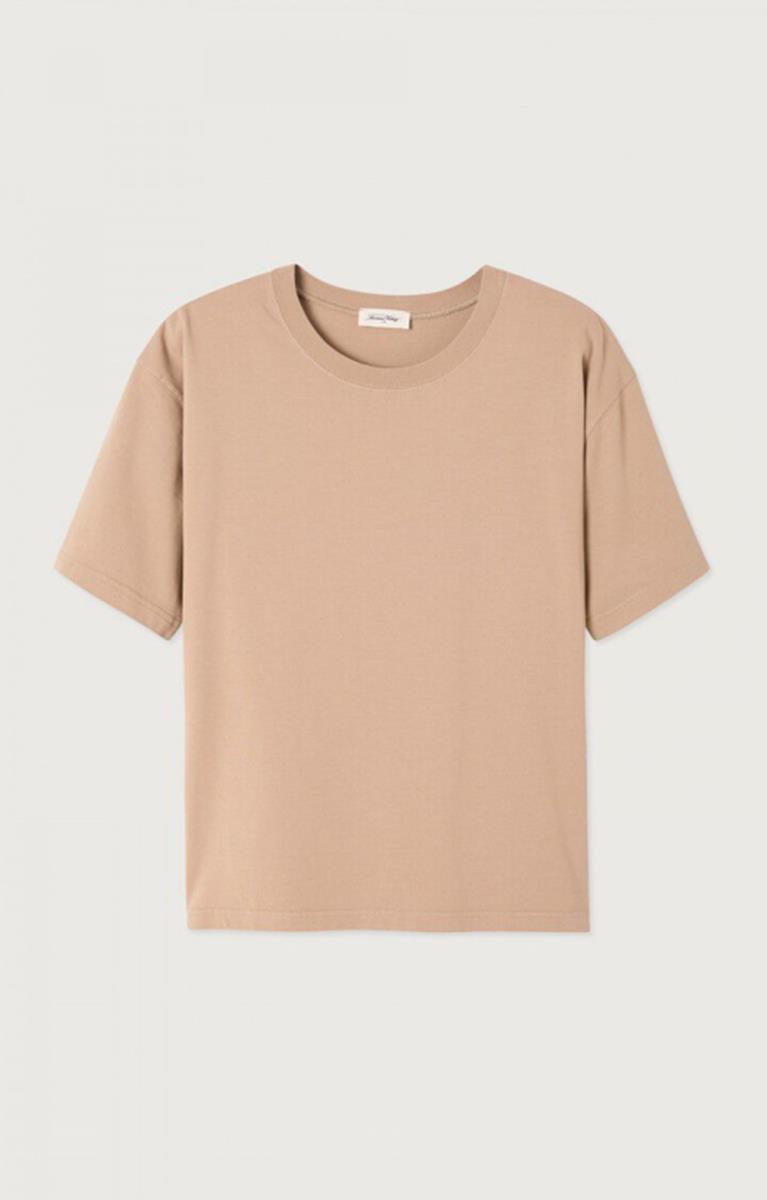 American Vintage T-Shirt Fizvalley Geel  1