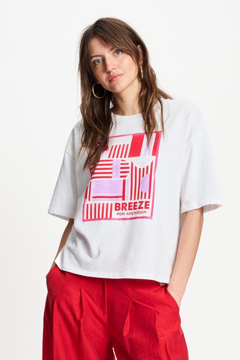 POM Amsterdam T-Shirt SP9574 Wit 1