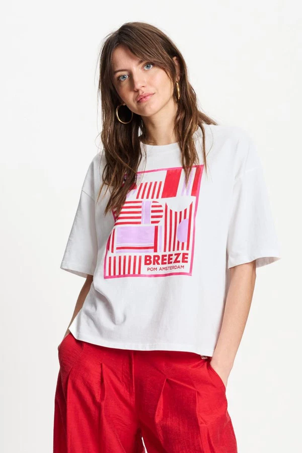 POM Amsterdam T-Shirt SP9574 Wit 1