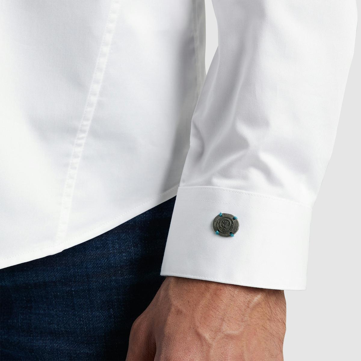 Cast Iron Cast Iron Overhemd CSI00429 Blauw 5