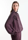 Jansen Amsterdam Blouse IRIS W26.4 Paars 1