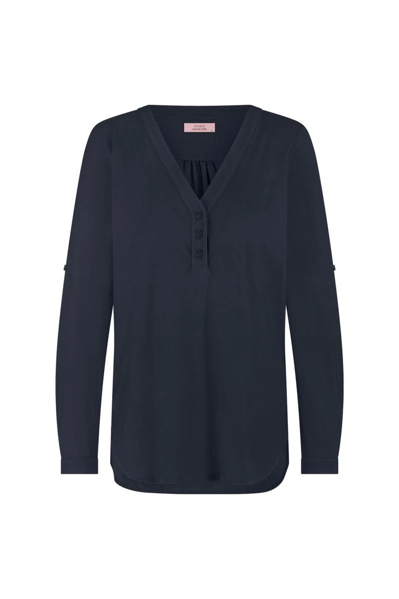 Studio Anneloes Blouse Evi blouse Blauw 2
