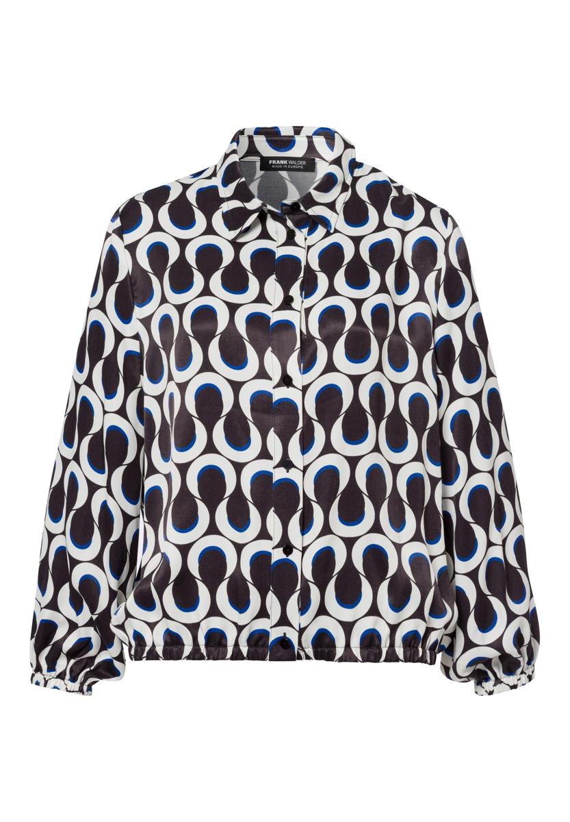 Frank Walder Blouse W52209101 Blauw 1