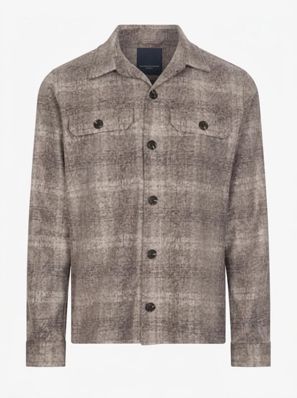 Cavallaro Overshirt 123265004 Taupe 1