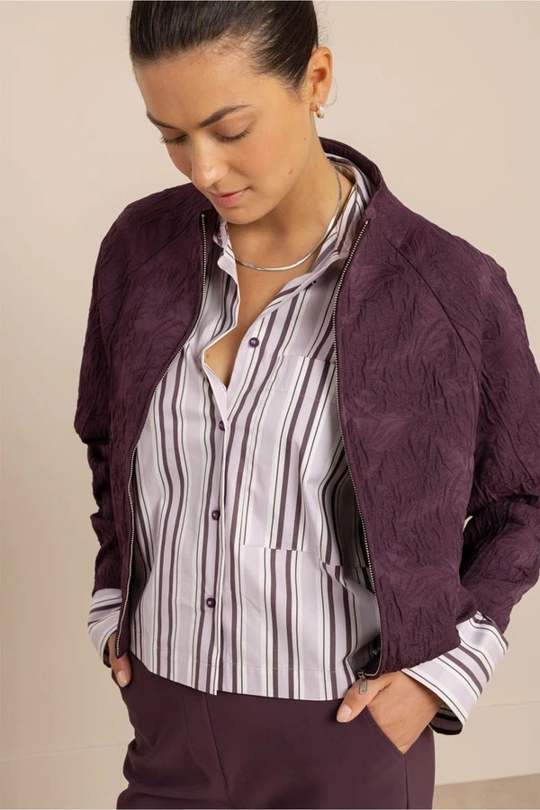 Studio Anneloes Blazer Mels Bomber Paars 1