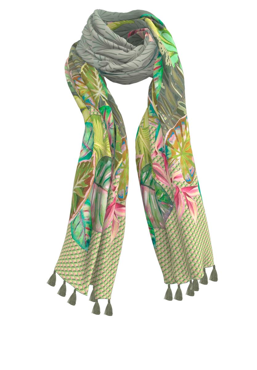 Bianca Sjaal Pinta Groen 2