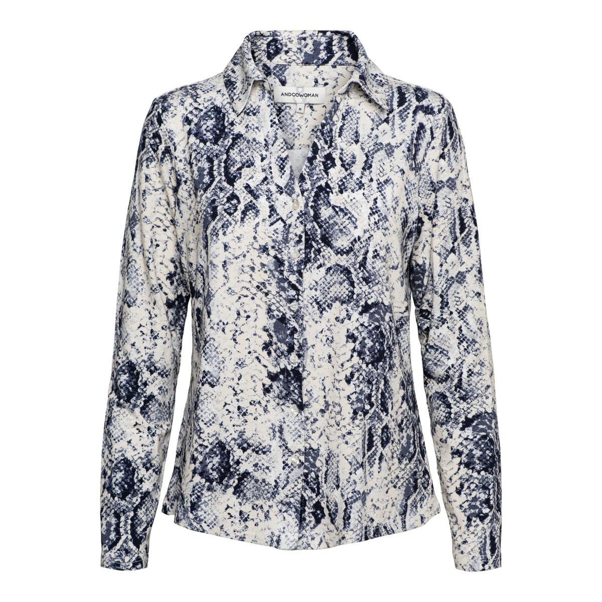 &Co Woman Blouse Vayen Blauw 2