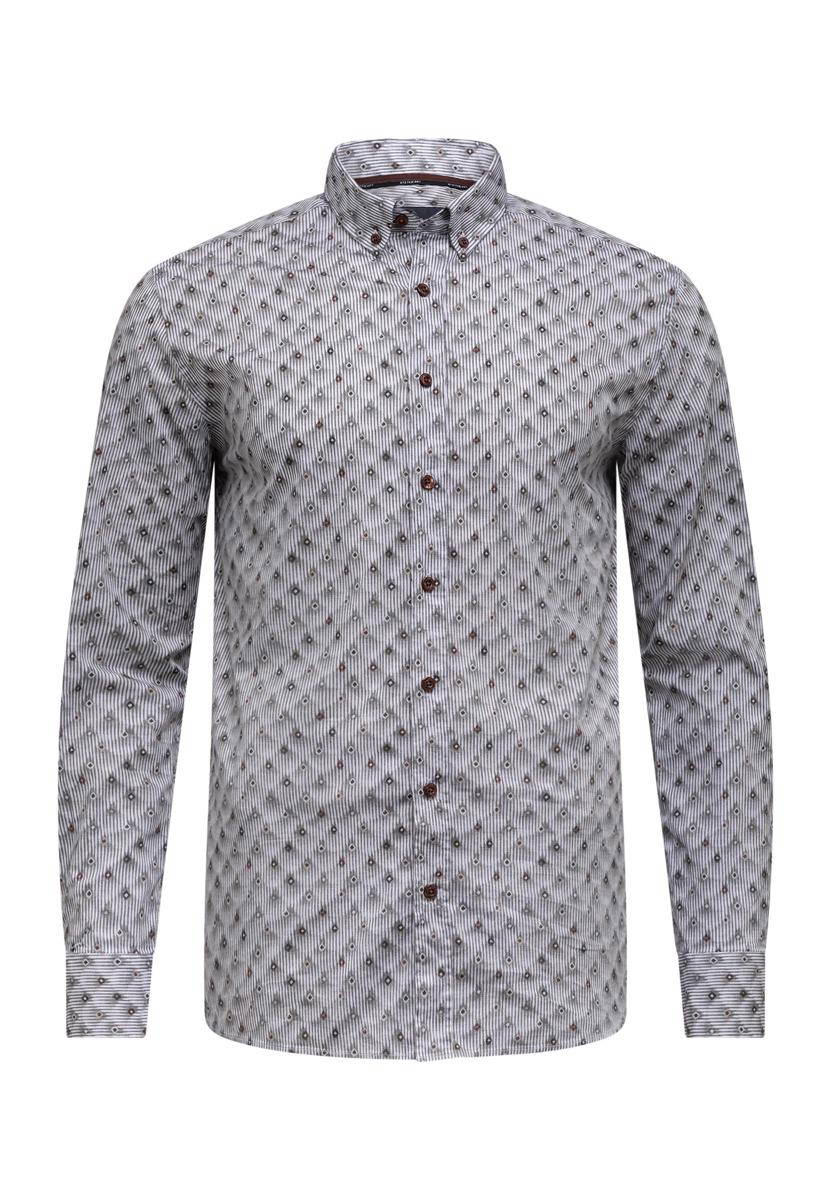 State of Art Overhemd 212-25249 Grijs 1