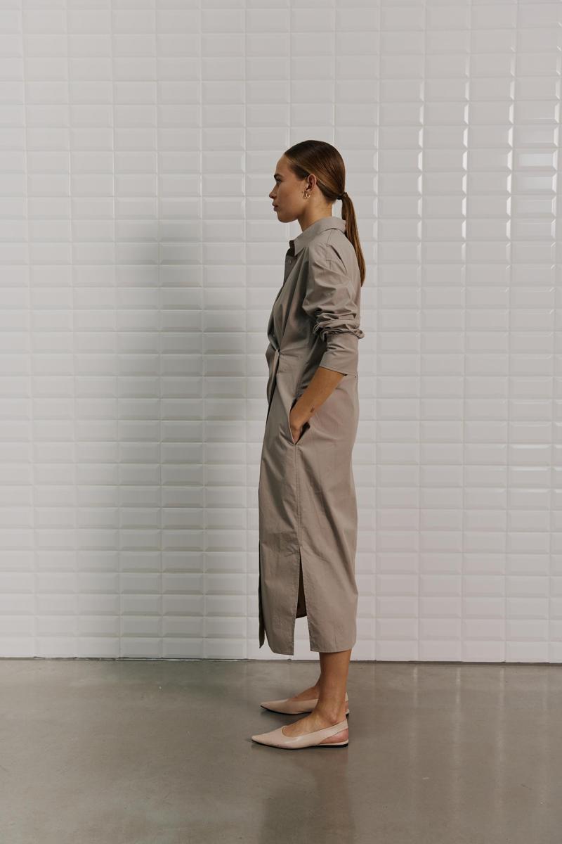 WithBlack Jurk Mesa Beige 3