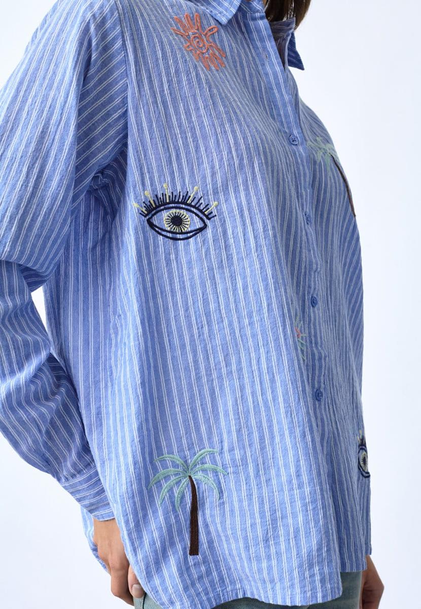 Sisters Point Blouse Ibisa Blauw 5