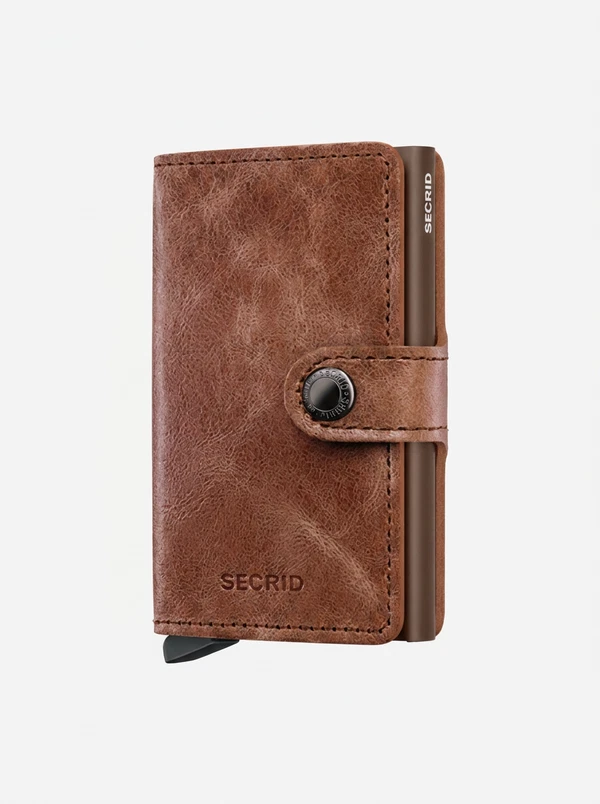 Secrid Miniwallet Vintage Cognac Brown Bruin 1