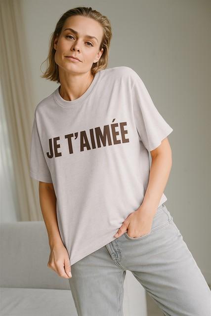 Aimée the Label T-Shirt SelaraHS T-shirt Beige 2