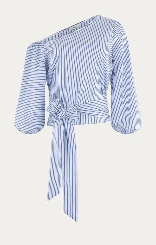 Anna Blouse 48a05-03760 Blauw 1