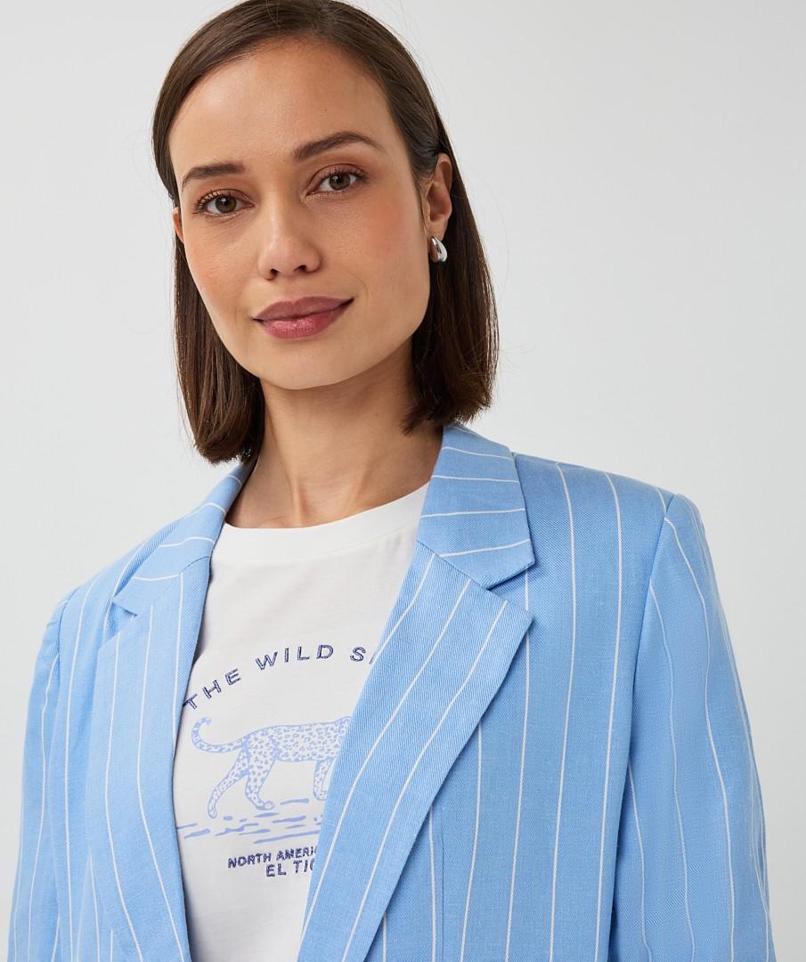 EsQualo Blazer SP26.17005 Blauw 5