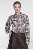 Geisha Blouse 63696-20 Bruin 1
