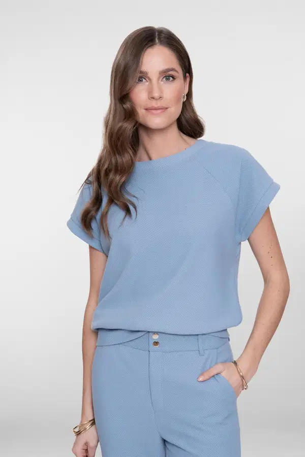 Geisha T-Shirt 62053-21 Blauw 1
