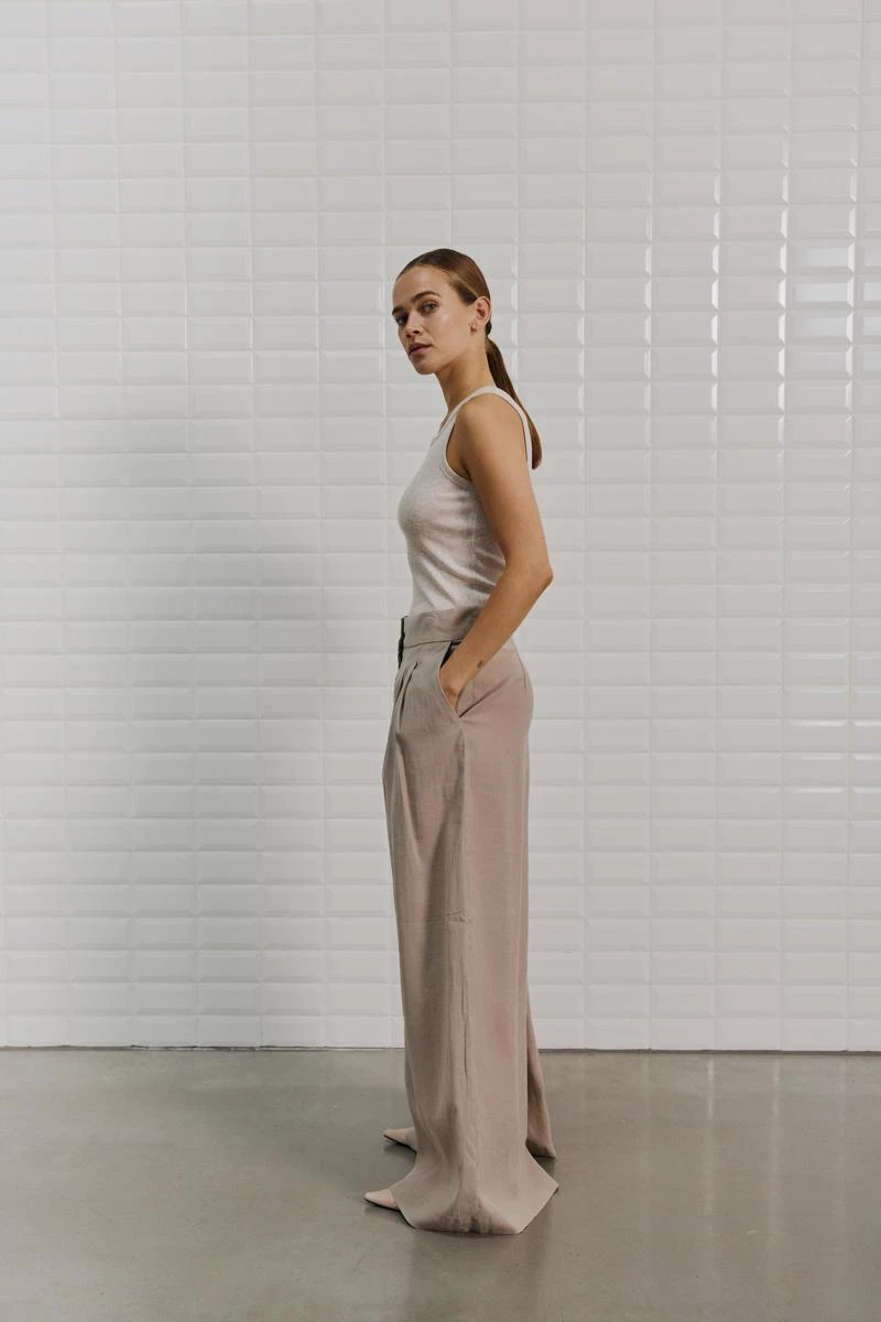 WithBlack Pantalon Marleen Beige 2