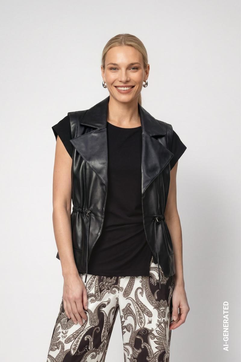 Monari Gilet 810067 Zwart 1