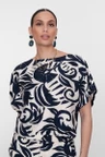 Geisha Blouse 63236-26 Blauw 5