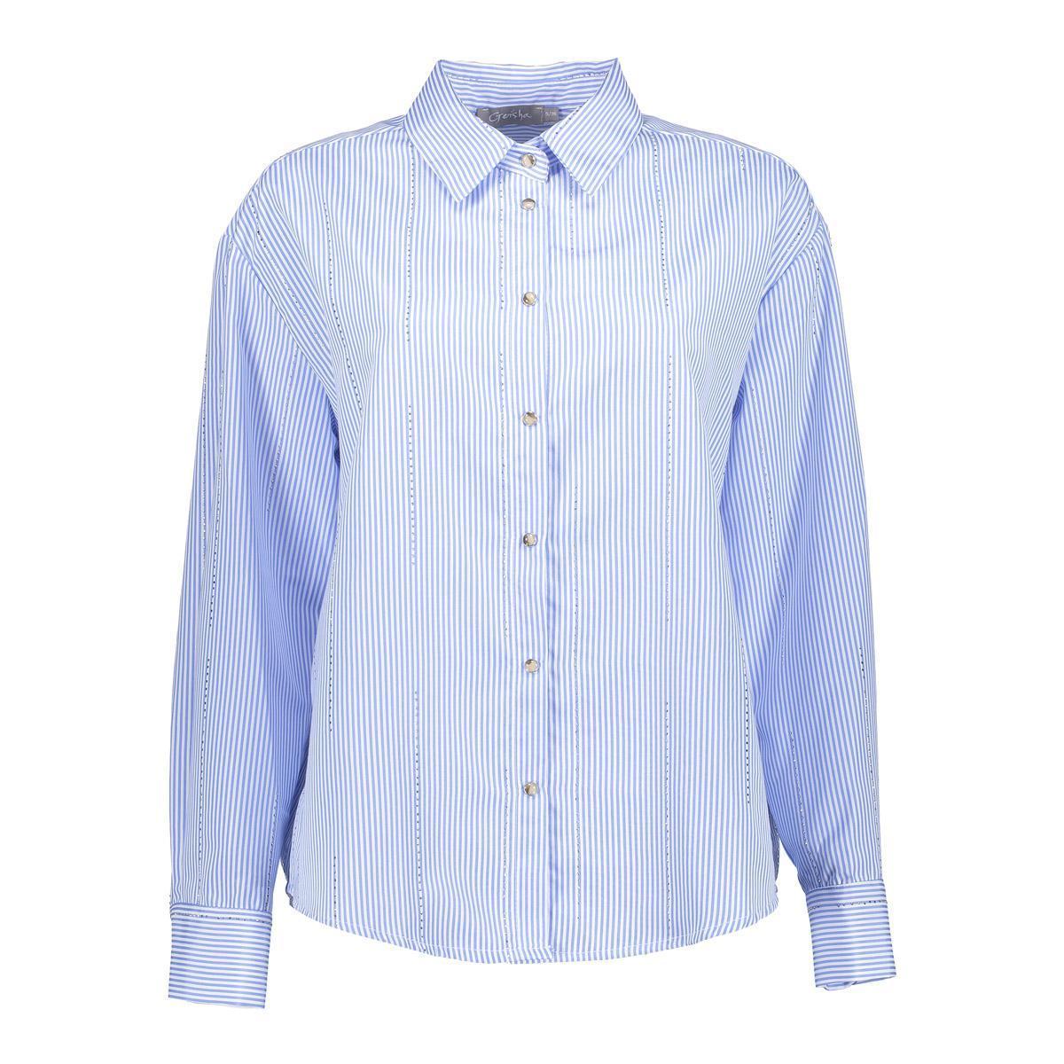 Geisha Blouse 53821-70 Blauw 2