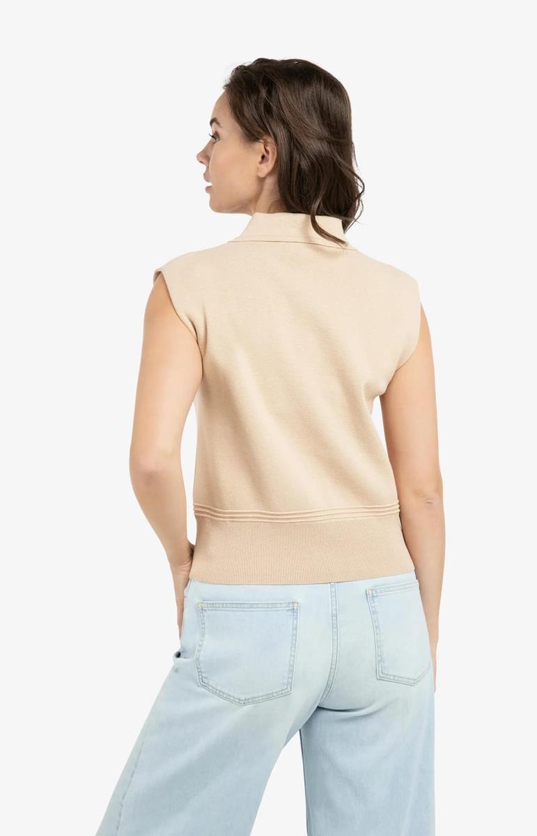 YAYA Top 01-000572-603 Beige 3