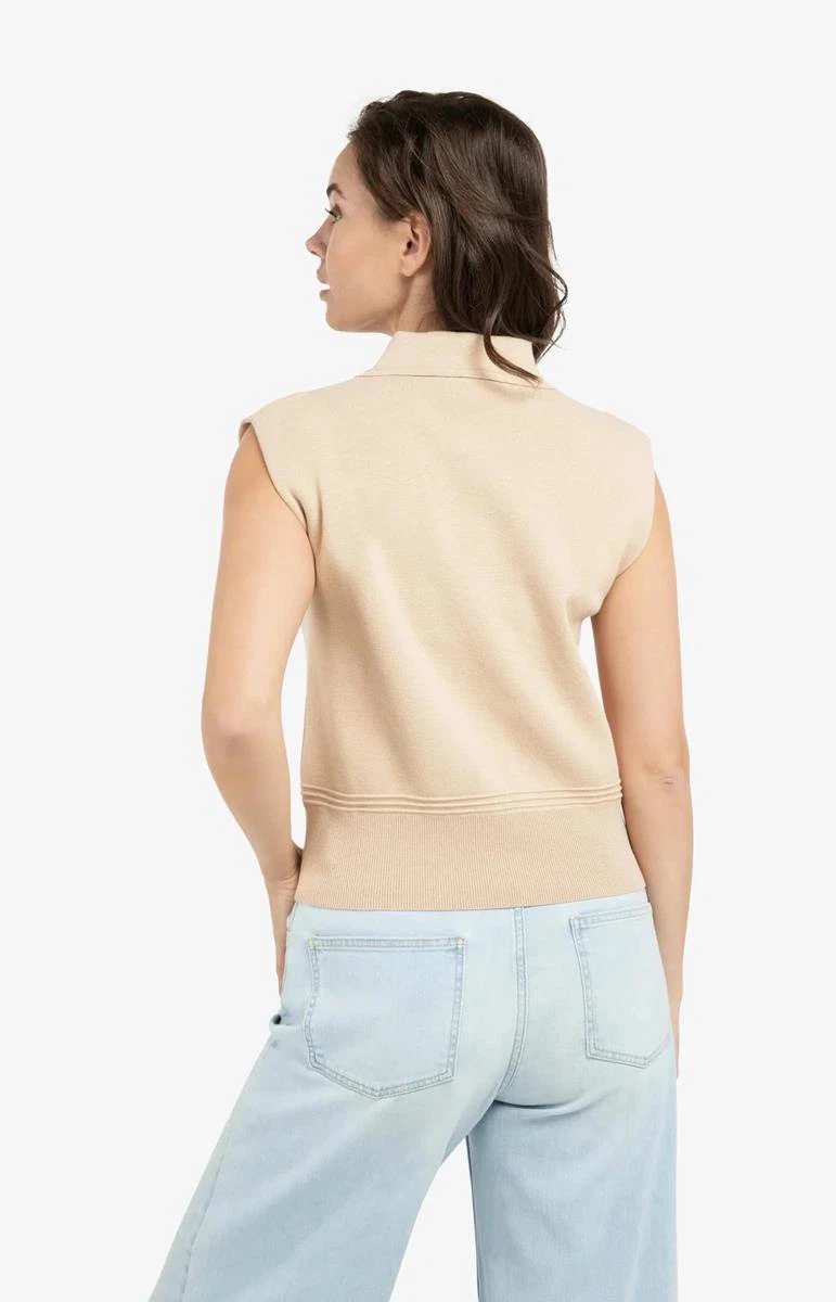 YAYA Top 01-000572-603 Beige 3