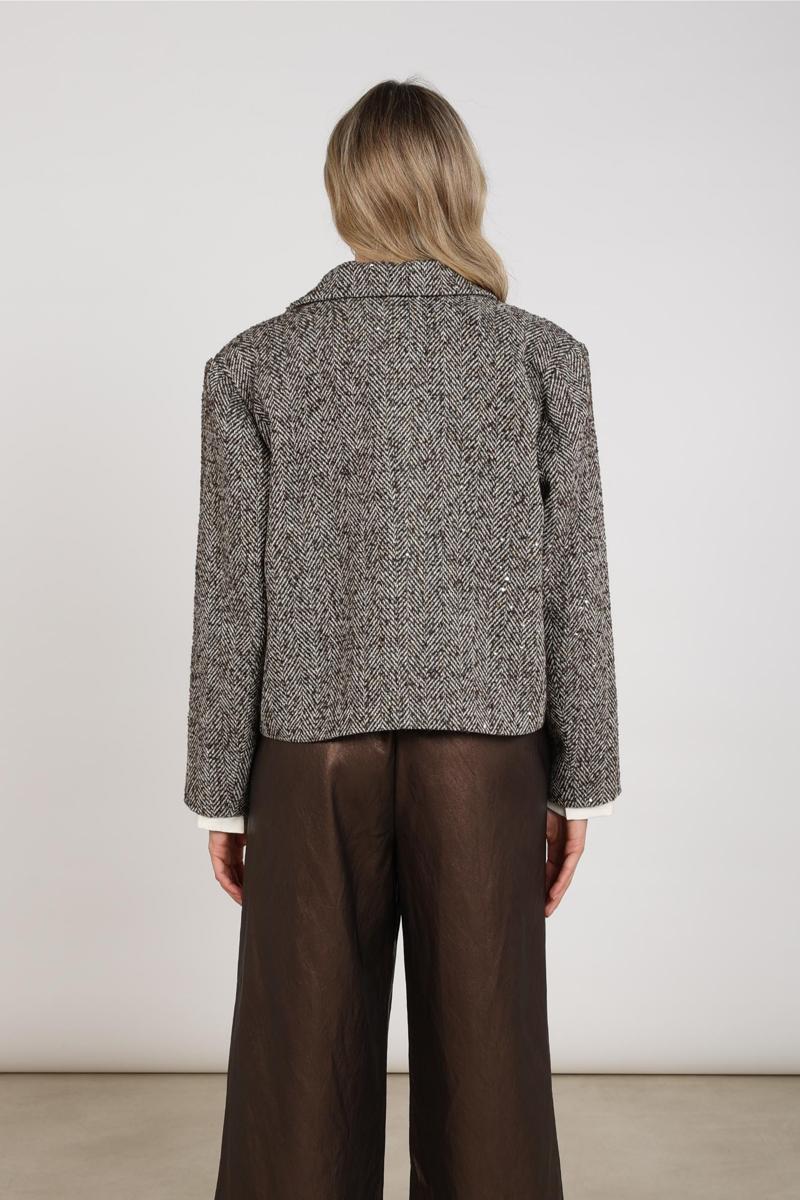 NUKUS Blazer Daphne Bruin 3