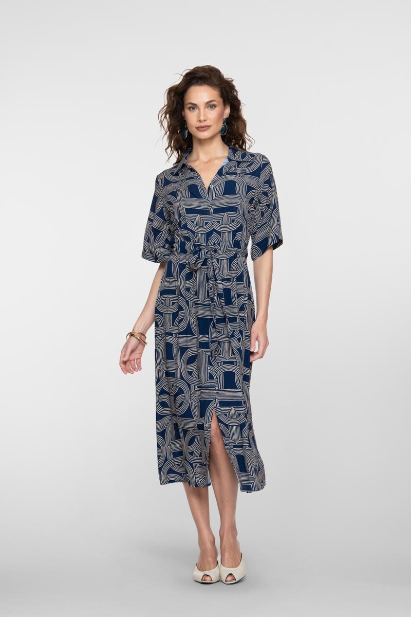 Geisha Jurk 67053-70 Blauw 1